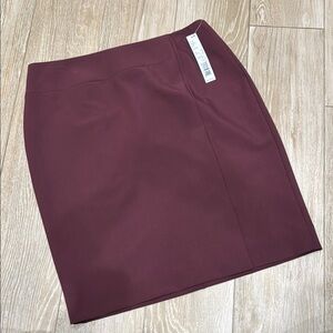 NWT Antonio Melani Kelsie Cabernet Skirt 10